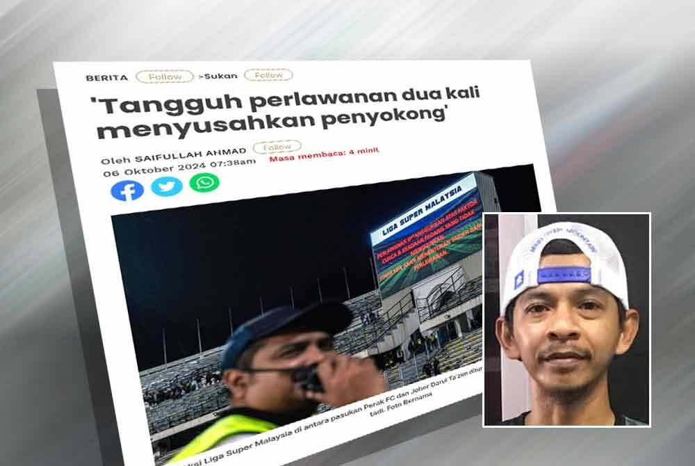 Laporan Sinar Harian. Gambar kecil: Azli