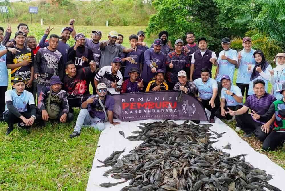 Dalam tempoh dua tahun Mohamad Haziq bersama komuniti memburu ikan bandaraya, seberat 22 tan berjaya ditangkap.