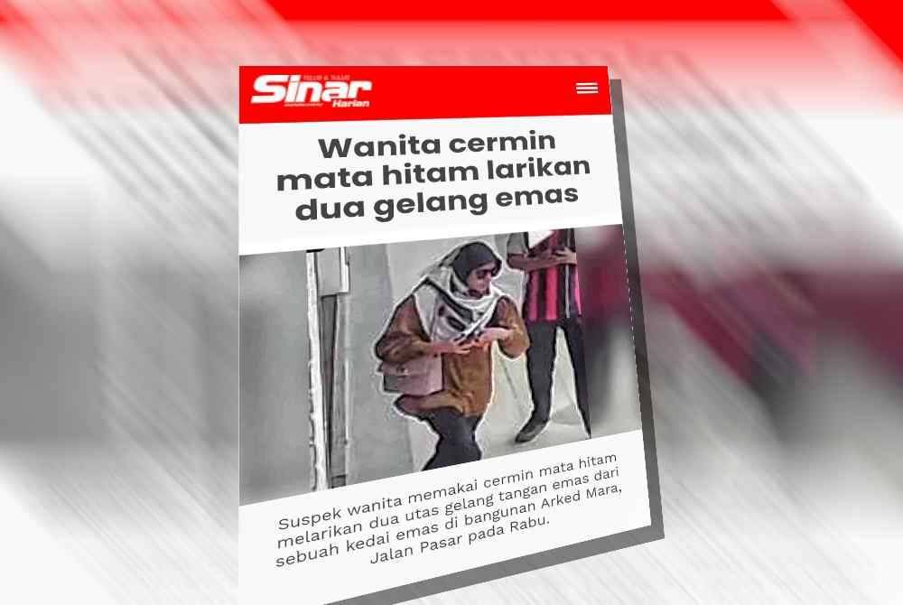 Laporan Sinar Harian pasa 21 September lalu.