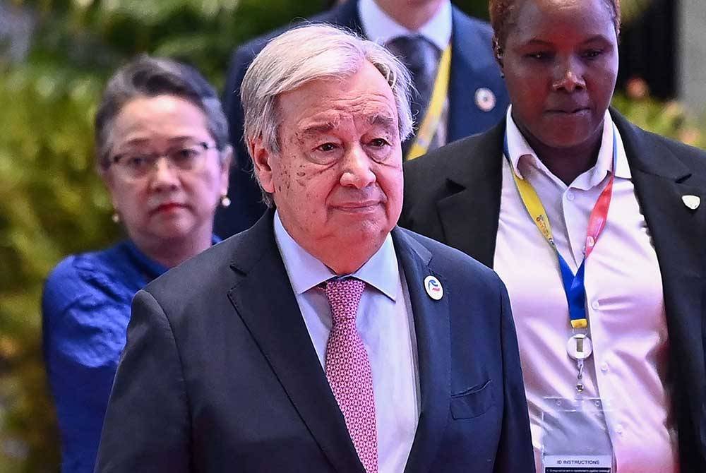 Antonio Guterres. Foto AFP