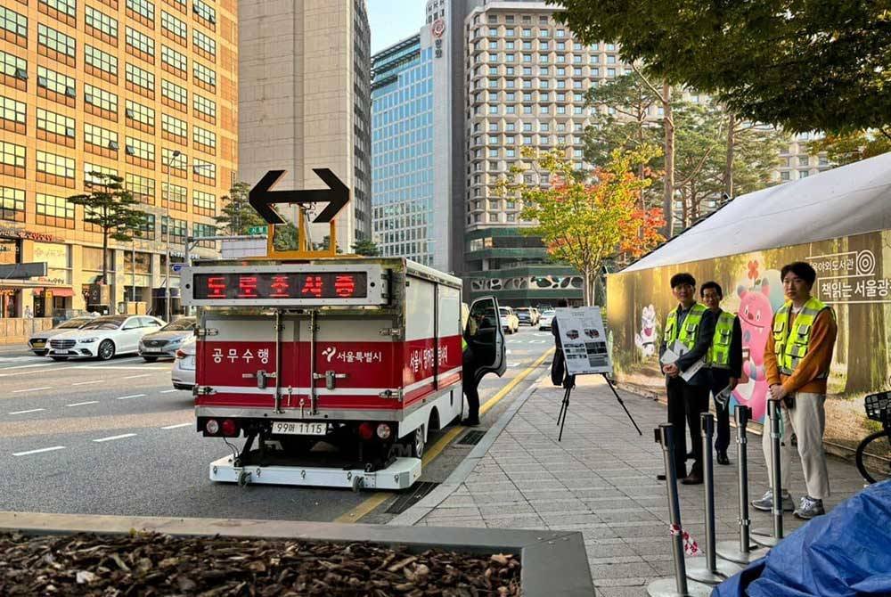 DBKL mengikuti pasukan Seoul City Sinkhole Exploration bagi melihat kaedah yang digunakan untuk meneliti keadaan bawah tanah.