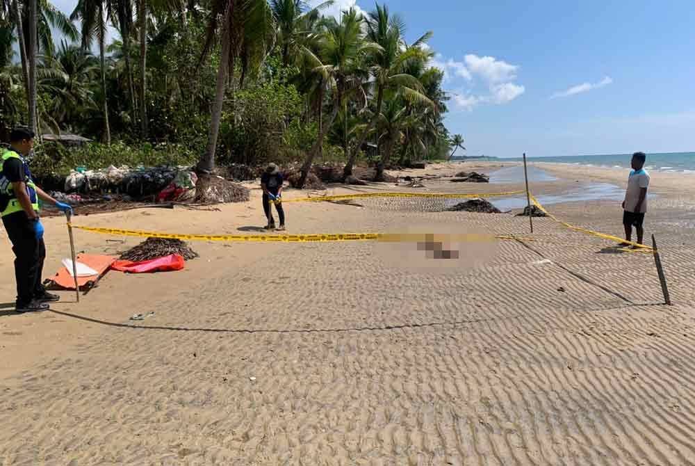 Mayat kanak-kanak tanpa kepala dan tangan kanan ditemui penduduk kampung selepas diheret buaya dalam kejadian di Pantai Sinakut Felda Sahabat Desa Kencana, Lahad Datu.