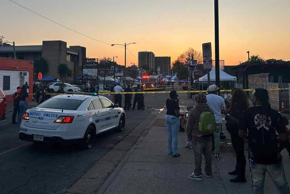 Sekurang-kurangnya seorang maut dan sembilan lagi cedera selepas tembakan berlaku pada Sabtu berhampiran Tennessee State University. Foto CNN