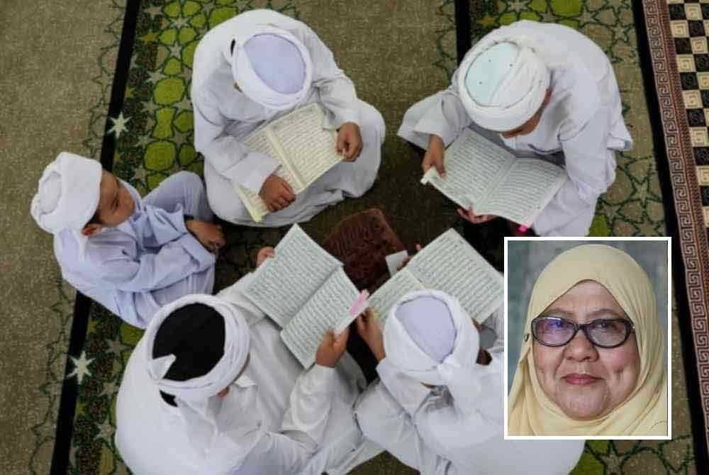 Ibu bapa disarankan untuk memilih tahfiz yang berdaftar dengan jabatan agama Islam di bawah negeri masing-masing sekiranya mahu menghantar anak-anak ke sekolah agama. Gambar kecil: Noor Aziah