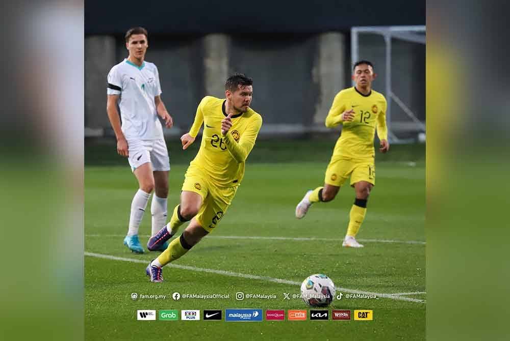 Skuad negara terpaksa akur dengan kualiti dimiliki New Zealand apabila tewas 0-4 dalam aksi persahabatan di Auckland. Foto FAM