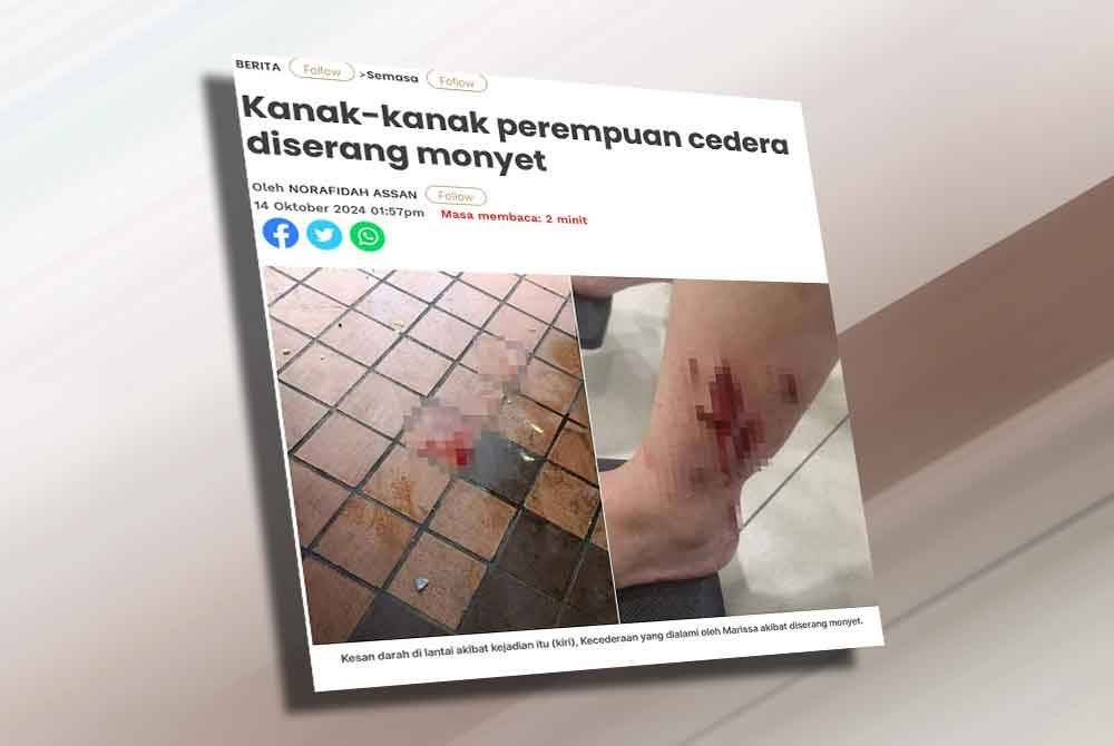 Laporan Sinar Harian pada Isnin.