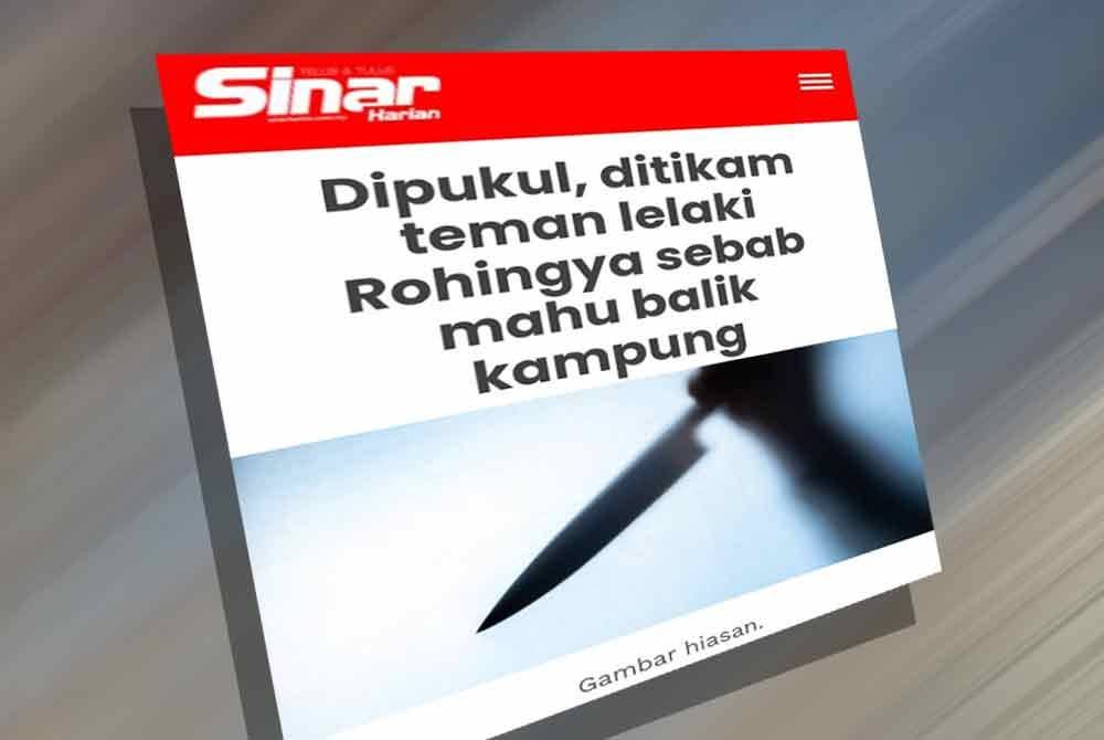 Laporan Sinar Harian.