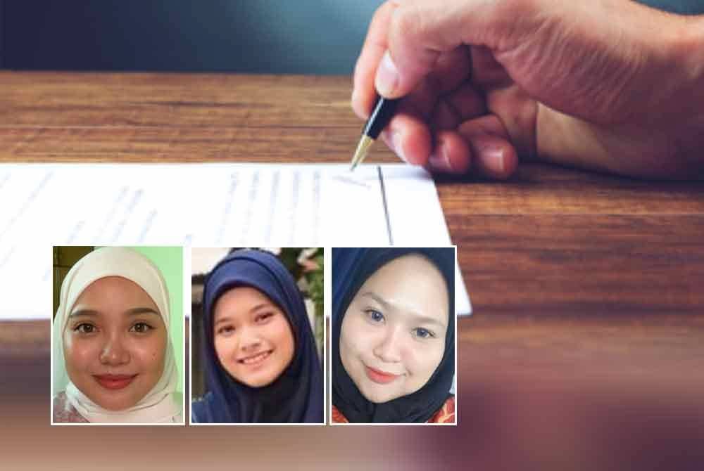 Program Malaysia Short-term Employment Programme (MySTEP) perlu memberi ruang dan peluang kepada peserta untuk diserap ke jawatan tetap. Gambar hiasan 123rf. Gambar kecil dari kiri: Khairun Badriah, Siti Maryam, Nor Shakira