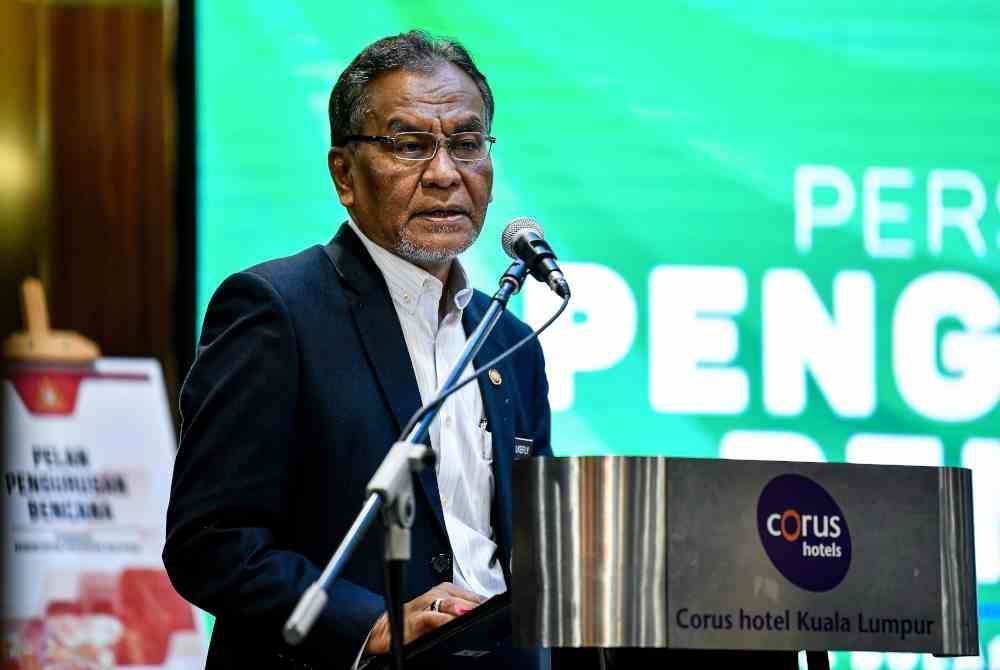 Dr Dzulkefly ketika menyampaikan ucapan perasmian pada Persidangan Pengurusan Bencana sempena Bulan Kesiapsiagaan Nasional peringkat Kementerian Kesihatan 2024 hari ini. Foto Bernama