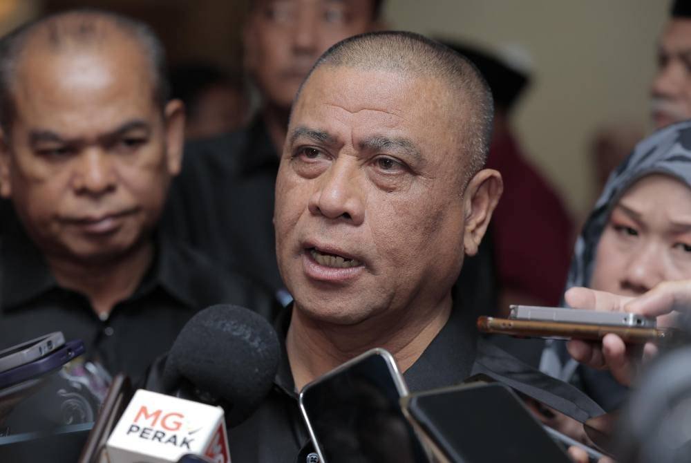 Saarani ketika ditemui pemberita selepas merasmikan Majlis Perasmian Mesyuarat Agung Tahunan Pertubuhan Peladang Negeri Perak Kali Ke-48 di Meru Raya di sini pada Khamis.