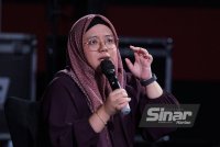 Aira menjadi panel Wacana Sinar edisi 461 bertajuk Antara projek mega, subcon & tata kelola yang disiarkan secara langsung di semua platform Sinar Harian pada Rabu. Foto Sinar Harian MOHD HALIM ABDUL WAHID