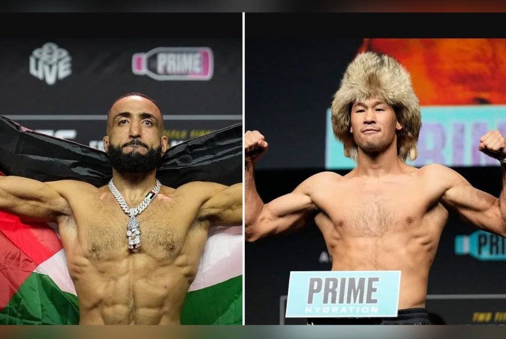 Belal (kiri) dan Shavkat akan bertarung dalam Oktagon di UFC 310 pada Disember ini. Foto Agensi