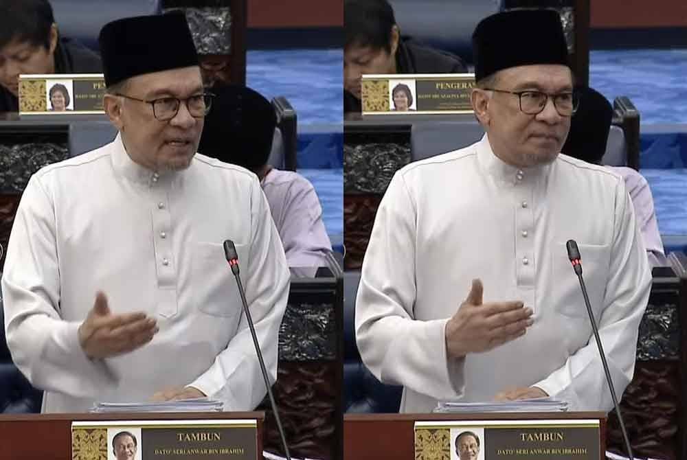 Anwar ketika membentangkan Belanjawan 2025 Malaysia Madani di Dewan Rakyat pada Jumaat.