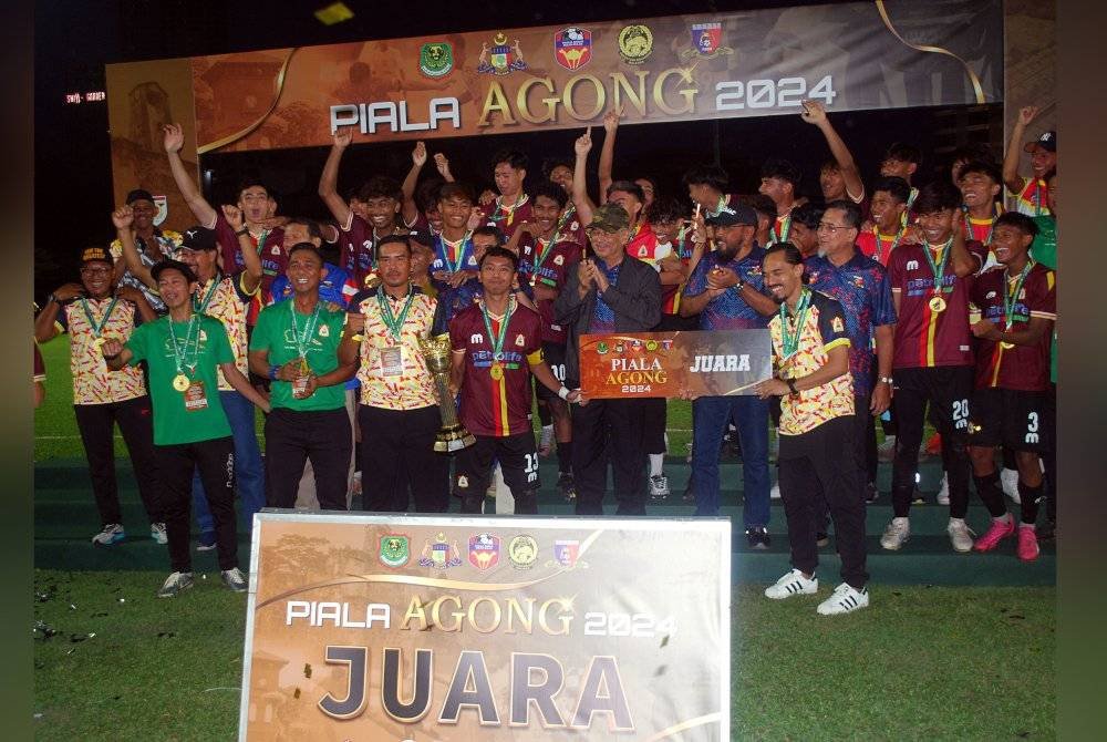 Selangor muncul juara juara bola sepak Piala Agong 2024 selepas menewaskan Pahang 3-0. Foto Bernama