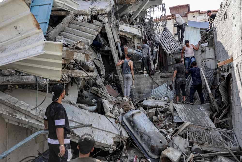 Pakar perumahan PBB menyatakan bahawa pembinaan semula Gaza mungkin mengambil masa 80 tahun jika pasukan pendudukan Israel meneruskan serangan mereka ke atas wilayah itu. Foto AFP