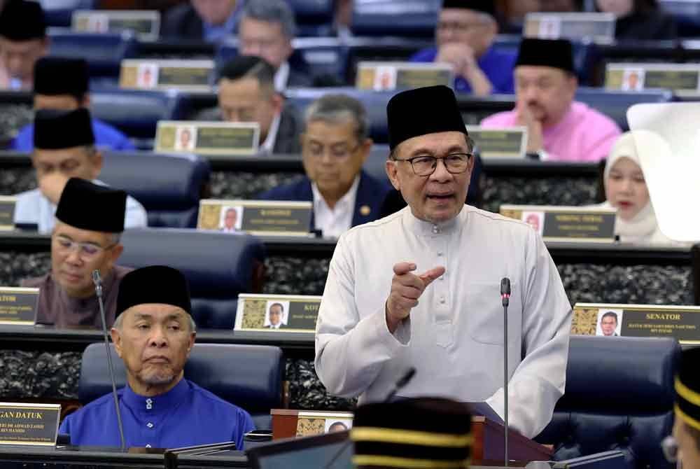 Perdana Menteri merangkap Menteri Kewangan, Datuk Seri Anwar Ibrahim, sekali lagi membentangkan belanjawan tahunan terbesar dalam sejarah. Foto Bernama