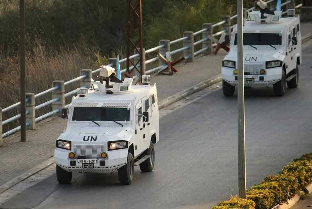 Kakitangan UNIFIL dan penduduk tempatan berada dalam keadaan berjaga-jaga kerana situasi keselamatan di selatan Lubnan semakin meruncing. Foto AFP