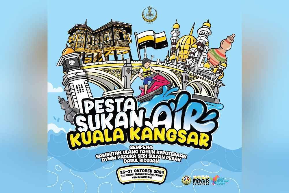 Pesta Sukan Air Kuala Kangsar 2024 yang dijadual berlangsung pada 26 dan 27 Oktober 2024 ditunda ke suatu tarikh yang akan dimaklumkan kelak.