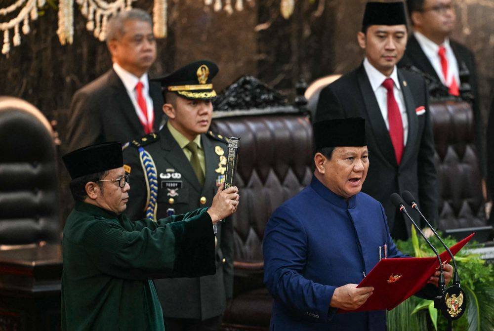 Prabowo Subianto (kanan). Foto AFP