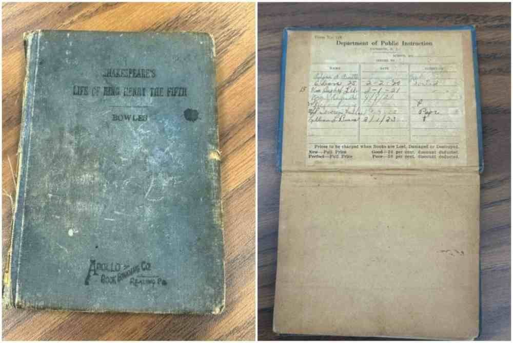 Naskhah William Shakespeare Life of King Henry the Fifth dikembalikan ke Perpustakaan Awam New Jersey selepas 101 tahun dipinjam. Foto Agensi