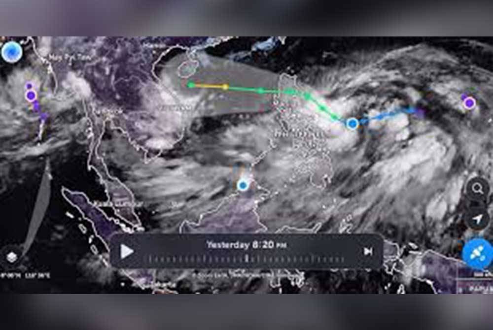 MetMalaysia memaklumkan ribut tropika Trami dikesan berlaku 1,281 kilometer (km) ke Timur Laut Kudat menyebabkan hujan berterusan dan angin kencang berlaku di Sabah.