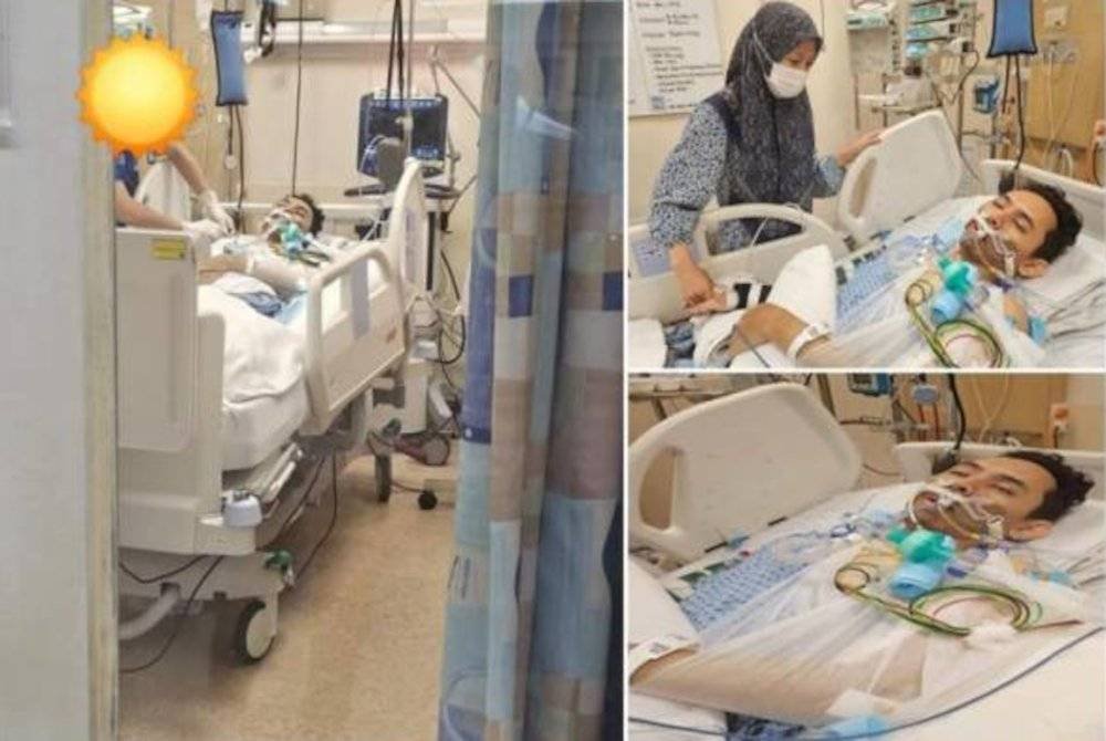 Akif-Zarr Ukasyah Shuhaimi, 28, kini terlantar di unit rawatan rapi (ICU) di Hospital Universiti Nasional (NUH) Singapura selepas terlibat kemalangan di Ekspreswe Ayer Rajah (AYE) pada Khamis.