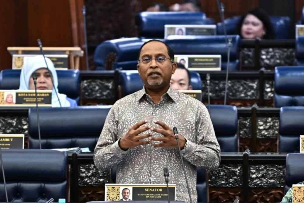 Zambry pada persidangan Dewan Rakyat. Foto Ihsan Jabatan Penerangan Malaysia