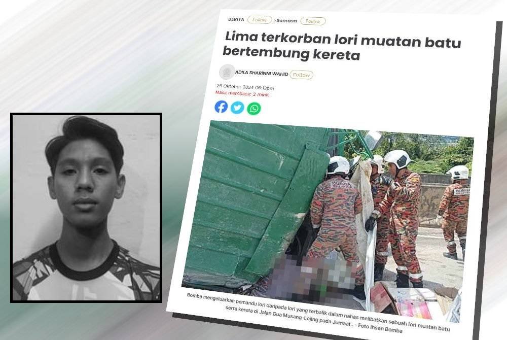 Laporan Sinar Harian pada Jumaat. (Gambar kecil: Muhammad Fakrul Danish)