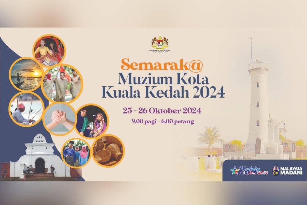 Jabatan Muzium Malaysia menganjurkan Program Semarak @ Muzium Kota Kuala Kedah di pekarangan Muzium Kota Kuala Kedah bermula Jumaat hingga Sabtu.