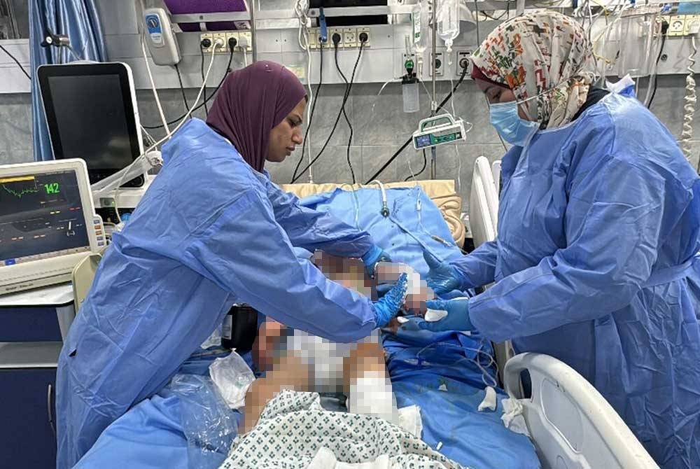 Tentera Israel tahan petugas perubatan, pesakit di hospital utara Gaza