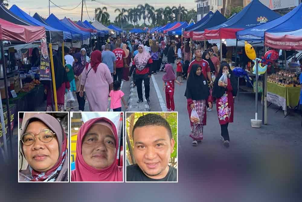 Pasar malam bukan lagi &#039;lubuk rezeki&#039; buat peniaga malah jolokan sebagai &#039;pusat&#039; jualan murah sudah tidak relevan. Gambar kecil dari kiri: Marihah, Maimun, Sharul Azral