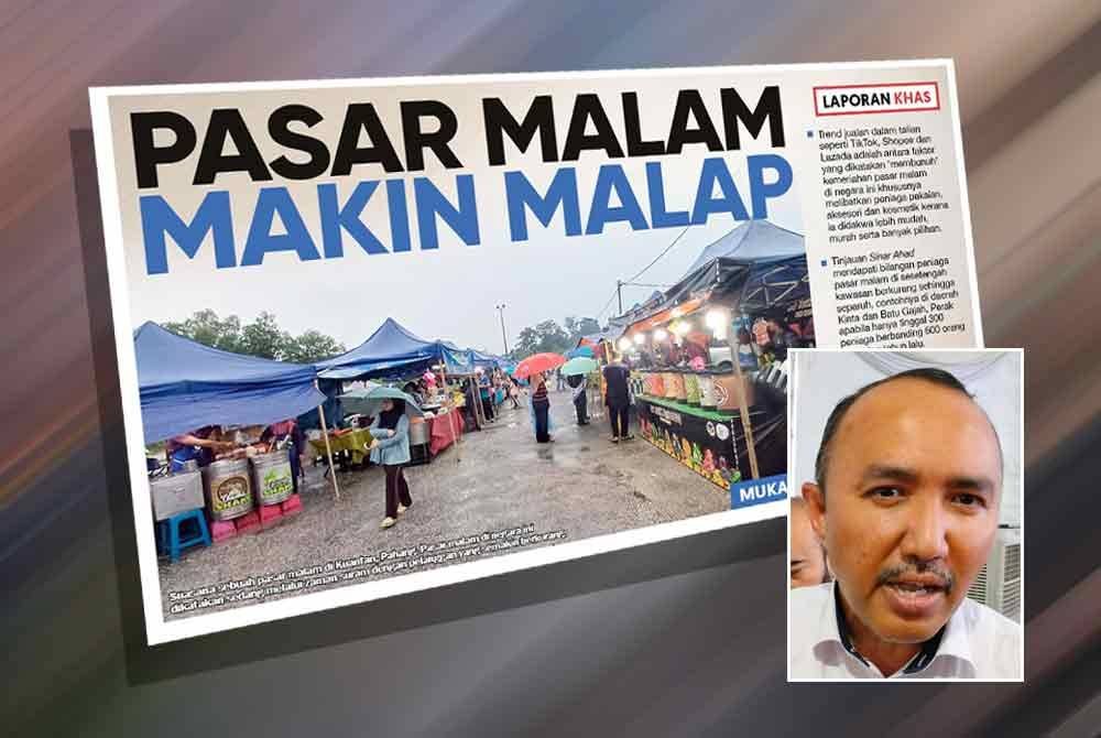 Laporan muka depan Sinar Ahad. Gambar kecil: Mohd Jafni