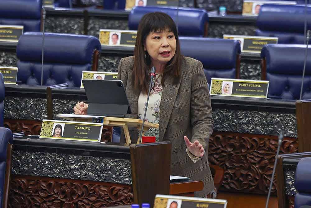 Hui Ying pada Persidangan Dewan Rakyat sempena Mesyuarat Ketiga Penggal Ketiga Parlimen ke-15 di Bangunan Parlimen, pada Isnin. Foto Bernama