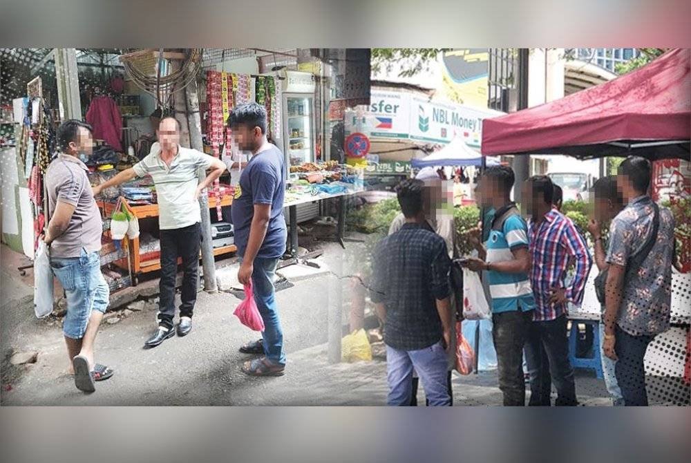 Segelintir warga asing turut membawa budaya samseng mereka dan sering kali bergaduh sesama sendiri. Gambar hiasan