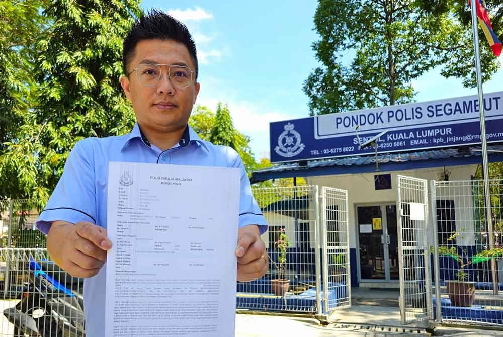 Pegawai Tugas-Tugas Khas Hui Ying, Lim Swee Kuan jam 10.30 pagi Rabu di Pondok Polis Segambut, Kuala Lumpur.