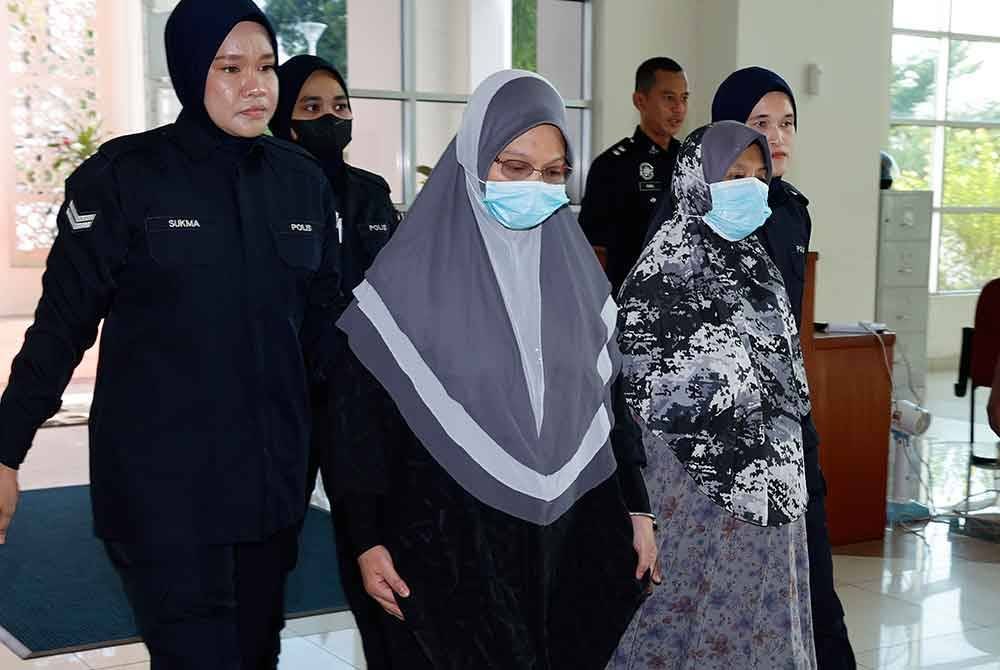 Dua wanita yang dikaitkan dengan GISB Holdings Sdn Bhd (GISBH) dihadapkan ke Mahkamah Klang hari ini. Foto Bernama