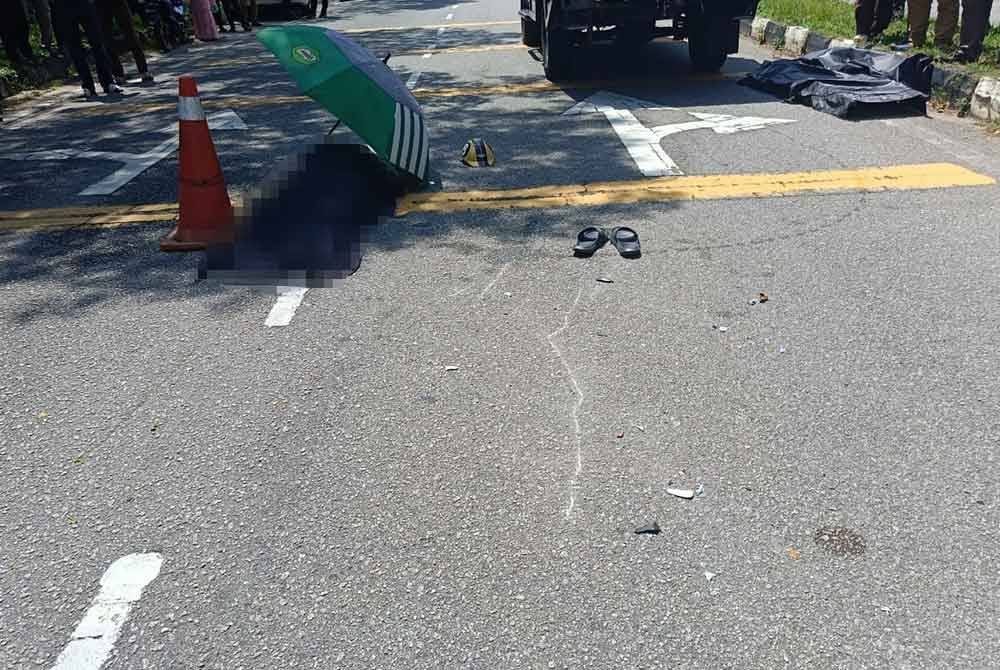 Seorang warga emas yang terlibat dalam kemalangan di Jalan Semarak, Kuala Terengganu meninggal dunia di lokasi kejadian.