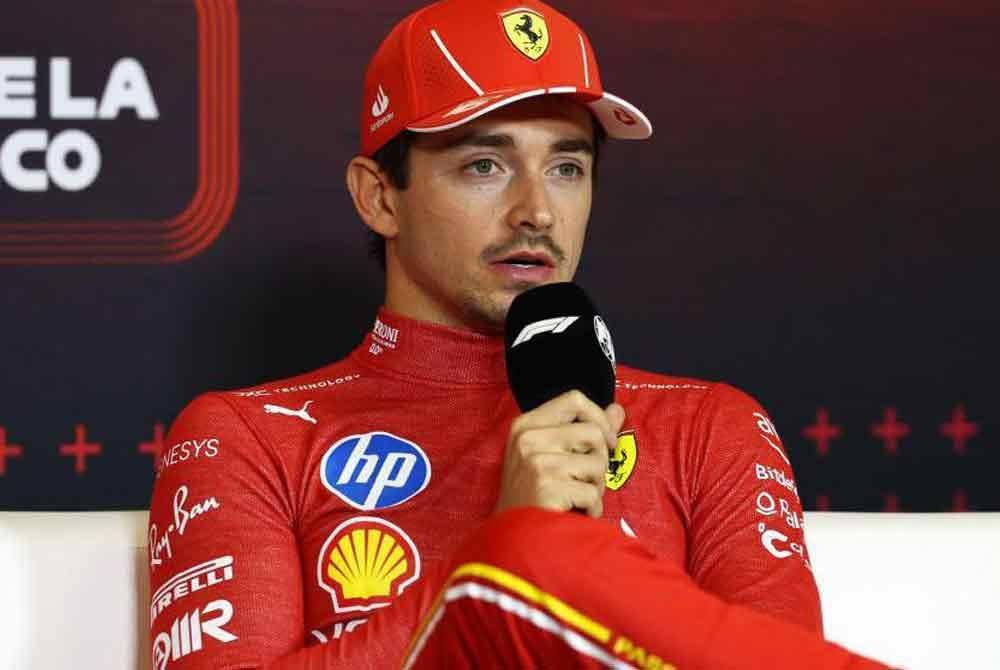 Leclerc didenda €10,000 oleh FIA kerana menggunakan &#039;bahasa kasar&#039; semasa sidang akhbar selepas Grand Prix Mexico pada Ahad - Foto: Agensi