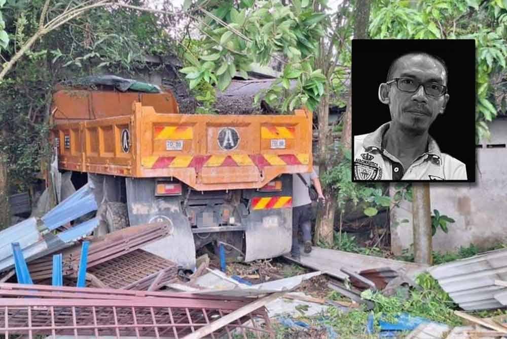 Sinar Harian melaporkan seorang pekerja bengkel besi maut, manakala dua lagi cedera selepas sebuah lori merempuh warung di persimpangan Kampung Seri Damai Baru, Batu 8, Jalan Kuantan-Maran. Gambar kecil: Affendi