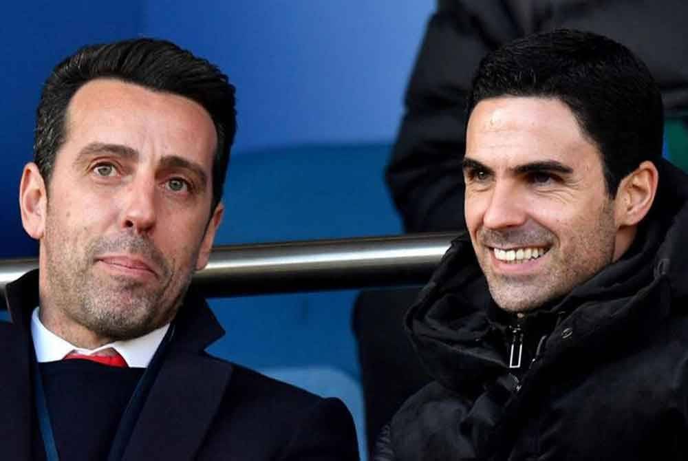 Edu (kiri) antara watak penting bawa Arteta ke Emirates dalam memperkuatkan cabaran Arsenal. Foto Agensi