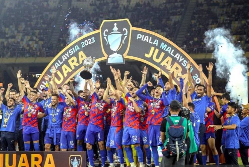 JDT juara Piala Malaysia 2023 selepas menewaskan Terengganu dalam perlawanan akhir di Stadium Nasional Bukit Jalil.