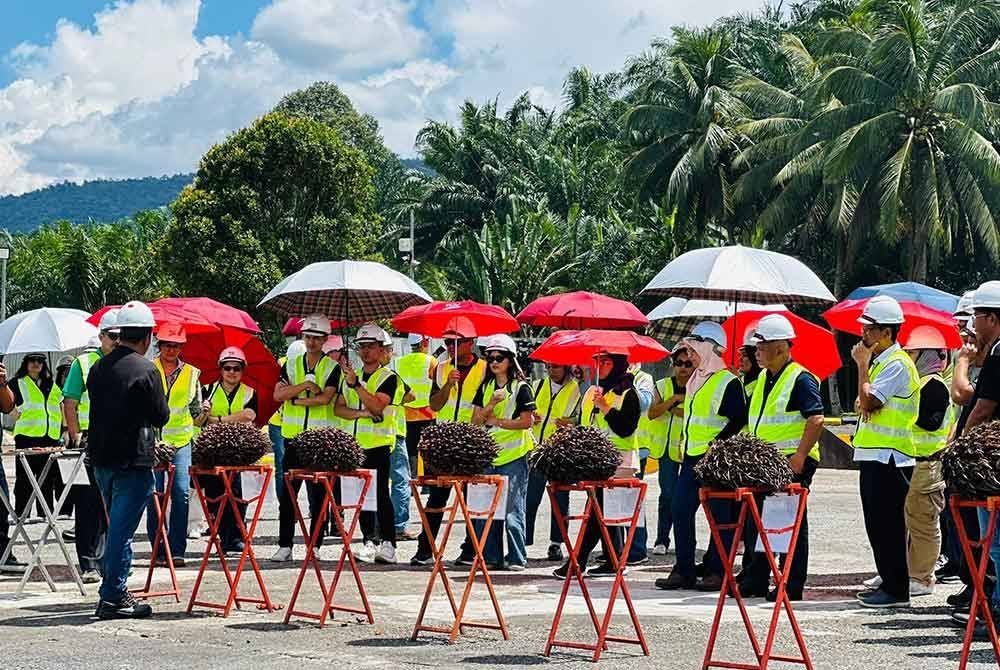 19 pengamal media tempatan dibawa melawat ke Ladang Besout 6 dan kilang pemprosesan kelapa sawit,