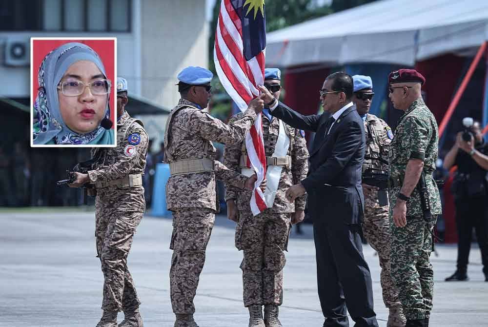 Pengunduran pasukan pengaman termasuk anggota MALBATT yang menyertai misi di Lubnan hanya boleh diputuskan oleh UNIFIL. (Gambar kecil: Salawati)