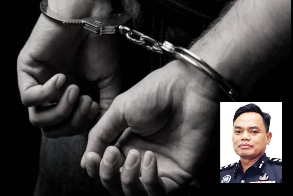 Polis menahan dua lelaki yang disyaki terbabit dalam kes bunuh susulan penemuan mayat seorang lelaki warga asing di tangga jejantas berhadapan sebuah hotel di Taman Sri Tebrau di sini, bulan lalu. Gambar hiasan (Gambar kecil: Raub)