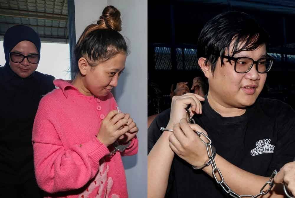 Lee Cia Ceh (kanan) dan Thi Kim Van didakwa di Mahkamah Majistret hari ini atas pertuduhan mengedar dadah MDMA pada 3 November lalu. Foto Bernama