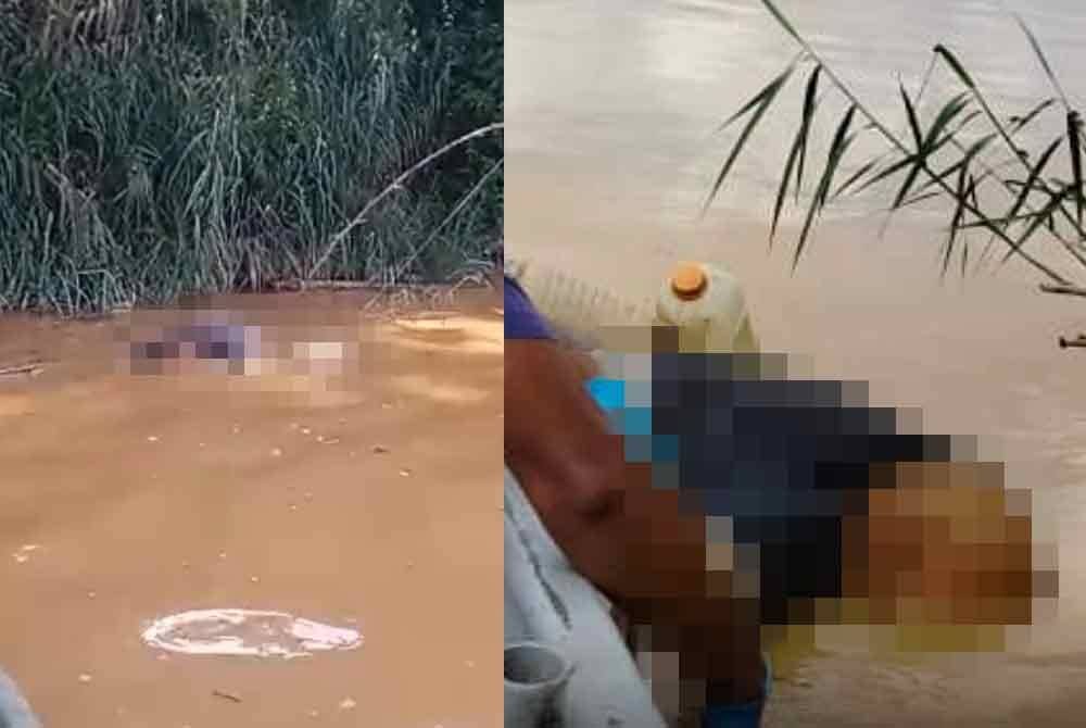 Mayat seorang wanita ditemui tersangkut pada pancing dalam kejadian di sungai Kampung Gaung, Pendek, Kota Bharu. - Foto: Bomba