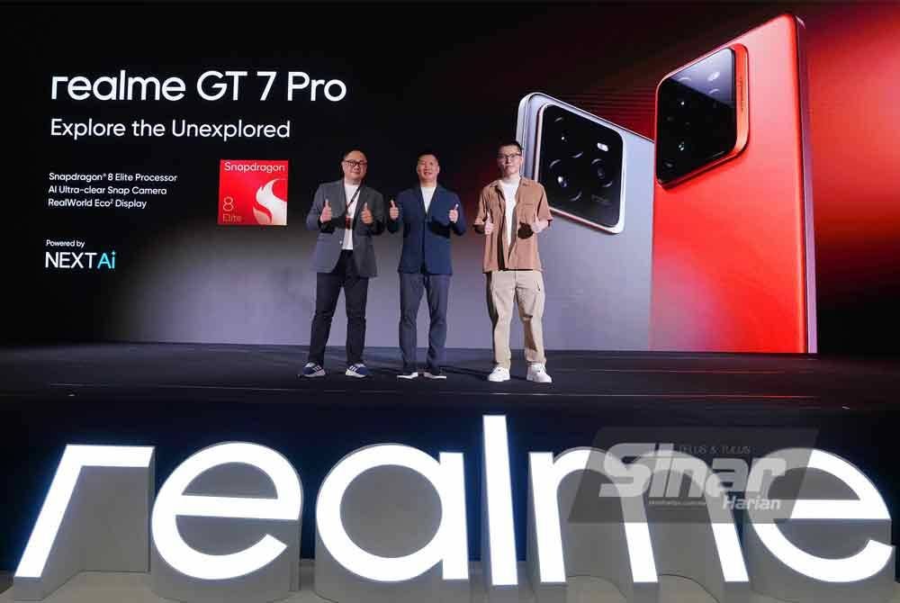 Realme GT 7 Pro lengkap cip Snapdragon 8 Elite pertama di Malaysia