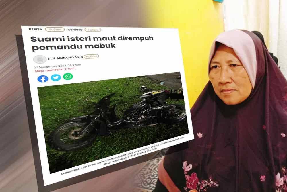 Laporan Sinar Harian. Ramlah (kanan).