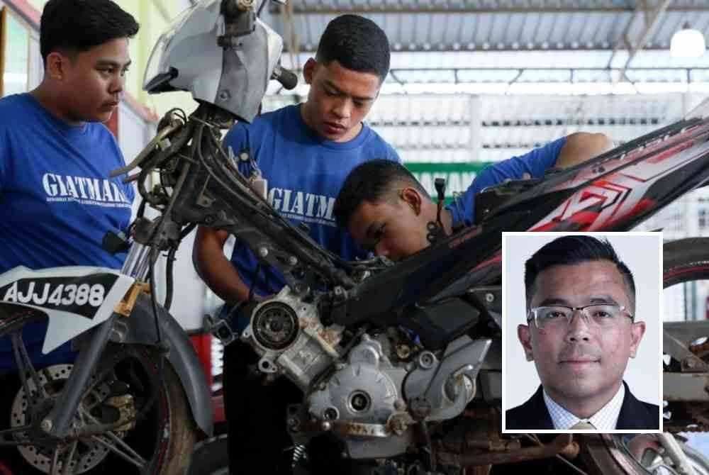 Kerajaan giat memperkasakan bidang TVET iaitu program yang menumpukan kepada kemahiran dan kebolehan teknikal untuk memenuhi keperluan industri. Foto Bernama. Gambar kecil Abdul Halim