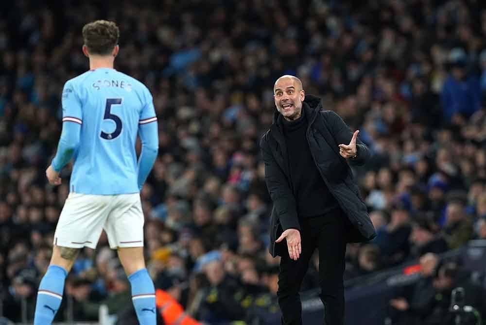 Guardiola mengakui pertahanan City rapuh ketika melayan kunjungan Spurs di Stadium Etihad. Foto: Agensi